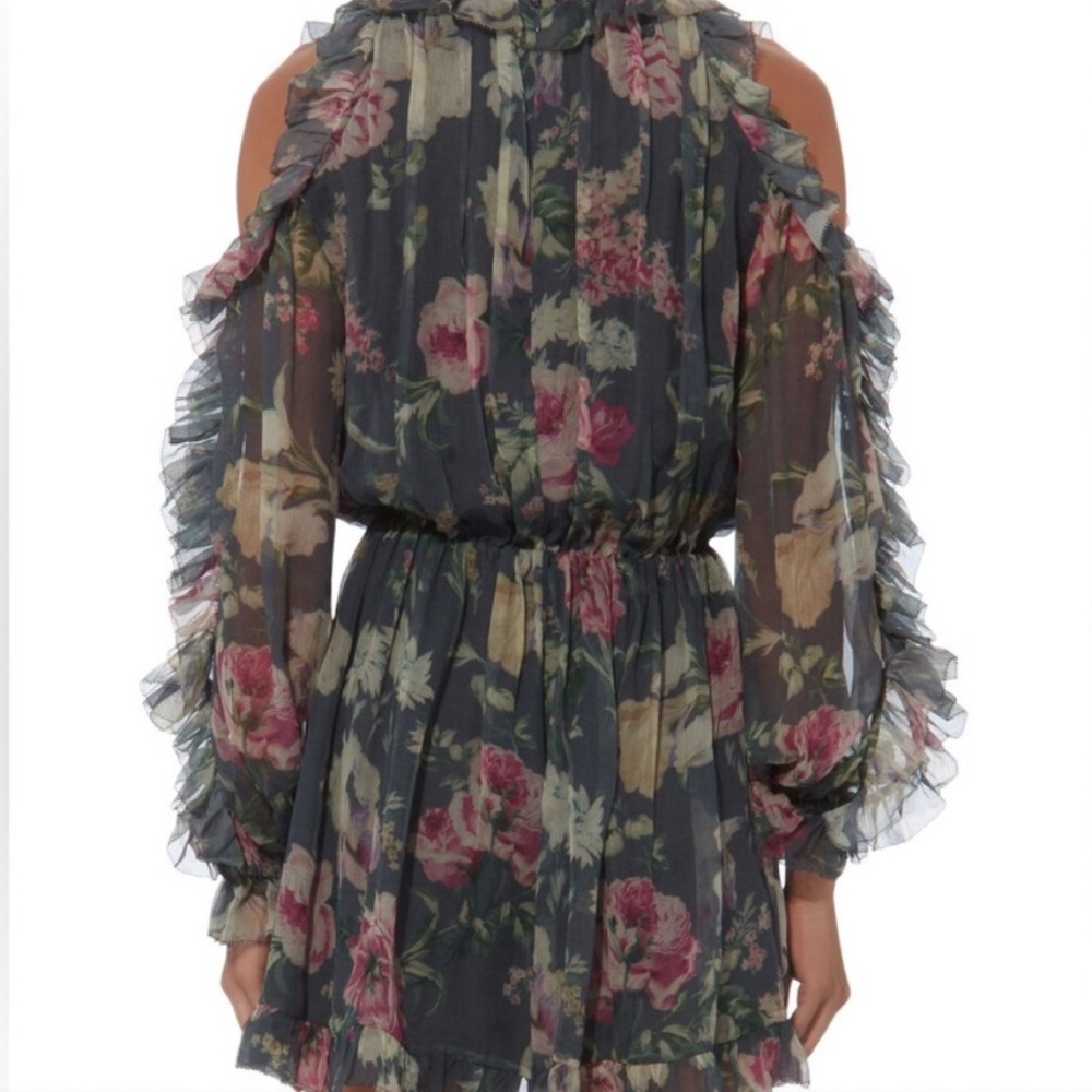 ZIMMERMANN Iris Tie Sleeve Playsuit - Picture 5 of 12